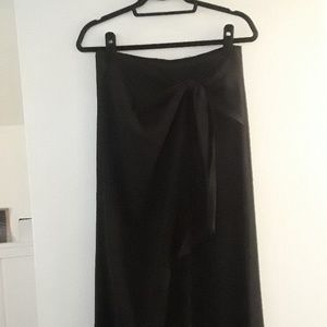 Zara Black Wide Leg Palazzo Pants